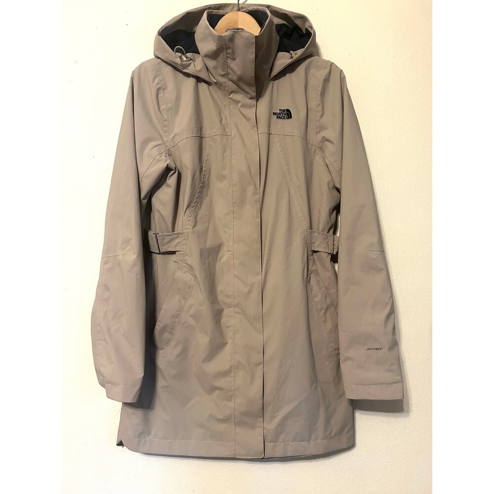 The North Face Women’s Waterproof Hooded Coat — Taupe